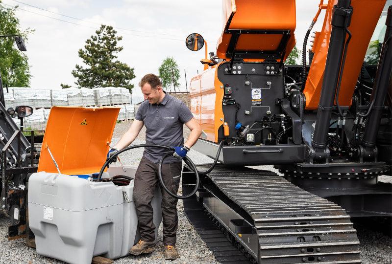 Crawling excavator