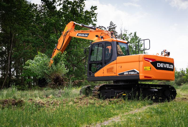 Crawling excavator